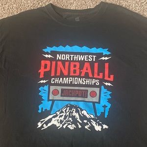 Northwest Pinball Championship Shirt Sz. XL Coindexter 8-bit Arcade